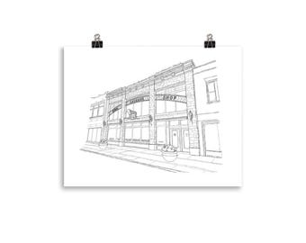 Gene's Sausage Shop - Print
