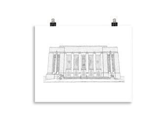 Indiana University Auditorium - Print