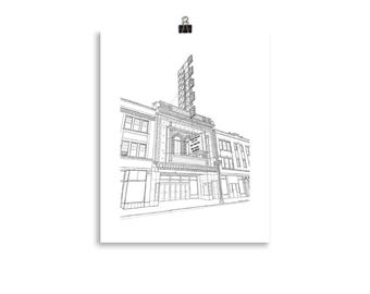 Davis Theater - Print - PERSONALIZED