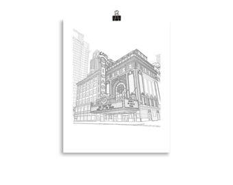 Chicago Theatre - Print