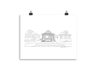Chicago Bungalows - Print