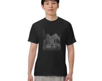 Chicago Theatre - Unisex garment-dyed heavyweight t-shirt
