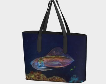 Calamar Bolso de cuero vegano