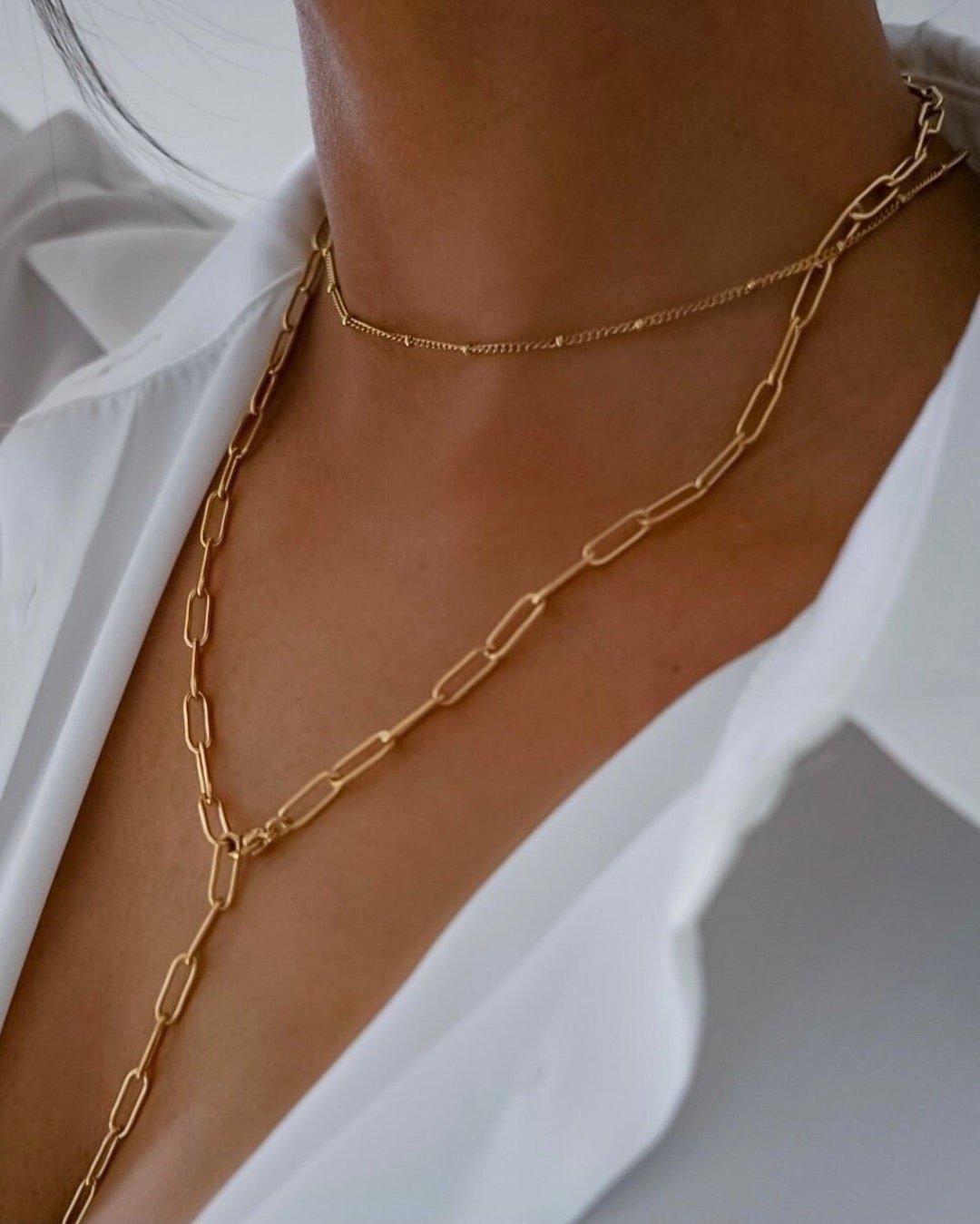 LV Gold Embossed Flower Petite Charm Necklace – Unbuttoned Vintage
