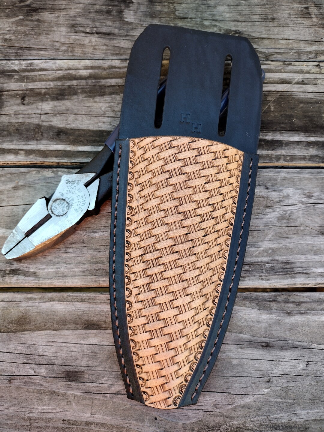Heavyduty Lineman Pliers Holster Pliers Holder Pliers Belt Holster Etsy