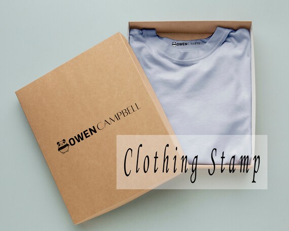 CLOTHING STAMP, Camp Stamp, Fabric Stamp, Clothing markers, Textile Stamp, Daycare Stamp, Name Stamp, Custom NAME Stamp,