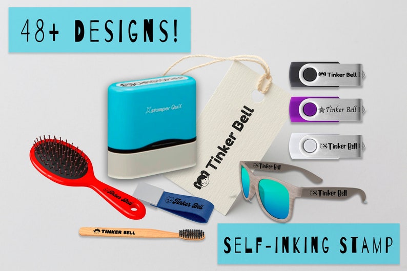 Name Stamp for Clothing Permanent on Any Surface or Fabric Etsy