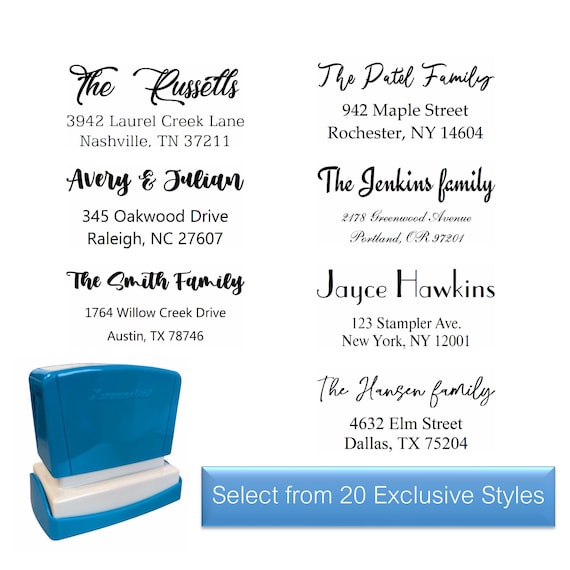 Personalized Return Address Stamp | Self Inking Return Address Stamp | Personalized Address Stamp | Custom Stamp