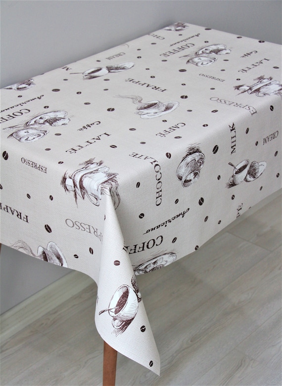 Nappe PVC Vinyle Imperméable Lavable Motif Floral Multicolore Intérieur Extérieur
