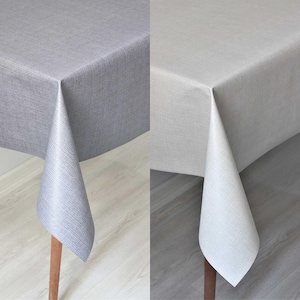 Self-Patterned Stylish Tablecloth, PVC Lined Oilcloth, Tablecloth For Wedding, Engagement and Elegant Dinner Parties, New Year&#39;s Gift