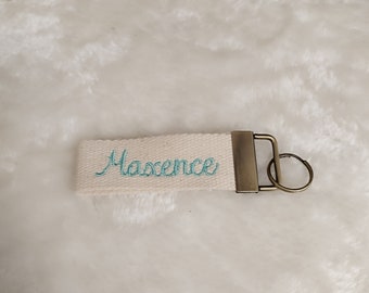 Personalized key ring, First name, Embroidery, Personalized gift, Christmas gift, Christmas gift, Christmas gift idea