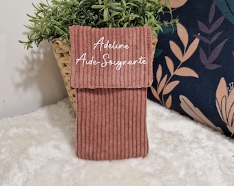 Pochette infirmière - Pochette personnalisée - Pochette infirmière - Pochette aide soignante- Cadeau Maîtresse - Cadeau Atsm-Cadeau nourrice