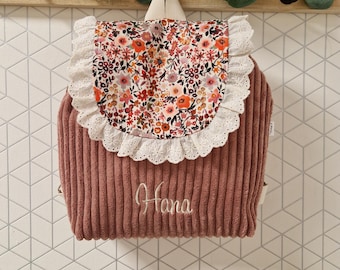 Sac cartable / cartable personnalisé / sac personnalisé / personnalisé /sac à dos /sac enfant/sac maternelle/crèche /nounou /école/rentrée