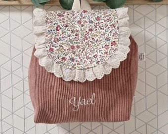 school bag / personalized school bag / custom bag / personalized / backpack / children's bag / preschool bag / daycare / nanny bag / school