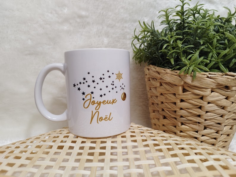 Tasse, mug, cadeau noël , personnalisé, fait main, original, unique Mug étoile