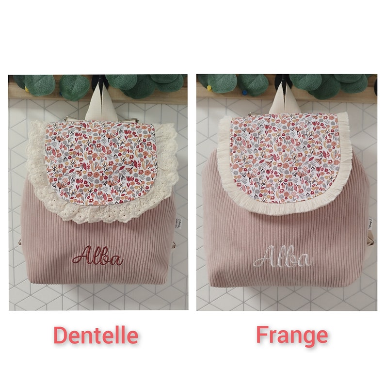 Sac cartable / cartable personnalisé / sac personnalisé / personnalisé / sac a dos / sac enfant / sac maternelle / crèche / nounou / école zdjęcie 2