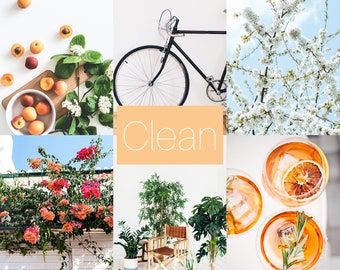 Lightroom Mobile Presets Natural, 5 Clean Look Lightroom Mobile Presets, Clean Aesthetic Presets, Clean Presets, Light and Airy JPEG Presets