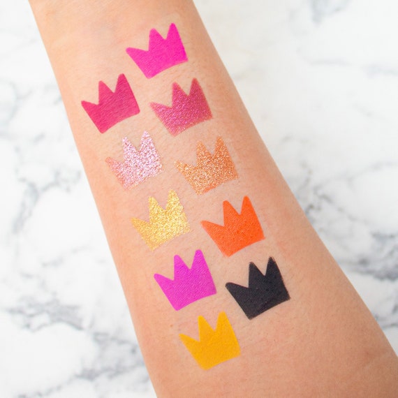 Painting Craft Supplies &amp; Tools Swatch Stickers 10 Pan Makeup Swatch ...