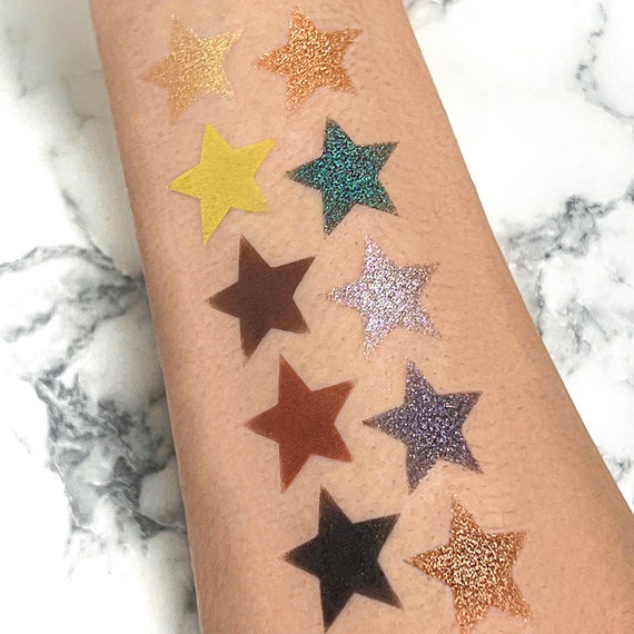 10 Pan Makeup Swatch Stencil Swatch Stickers Star Makeup Swatch Stencil 10-pan-makeup-swatch-stencil-swatch-stickers-star-makeup-swatch-stencil