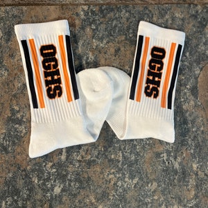 Custom Cheer/ Spirit Socks
