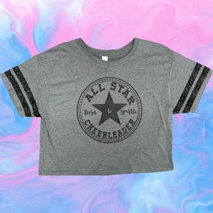 All Star Cheerleader Crop Top