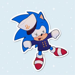 Murder Hedgehog - Handmade Glossy Vinyl Sticker - Waterproof - for water bottles, laptops, and more