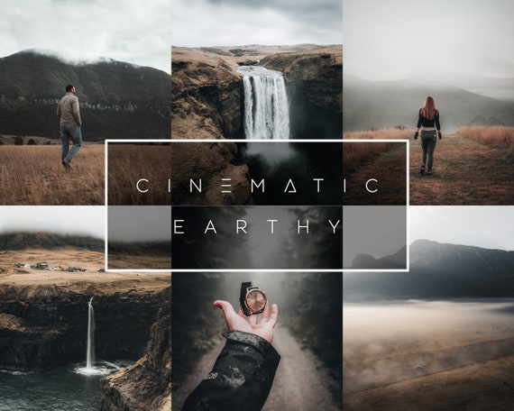 10 Earthy Lightroom Presets: Cinematic Mobile & Desktop Filters (Instant Download)