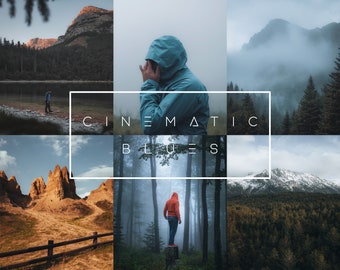 Cinematic Blues Lightroom Presets: Mobile & Desktop (10)
