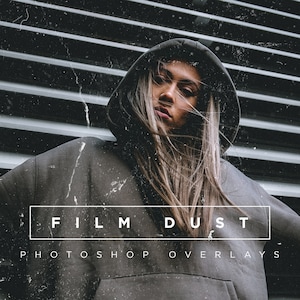 20 Film Dust Photoshop Overlays, Photoshop Texture, Dust Texture, Vintage, Film Look, Digital Dust, Noise Grain Overlay