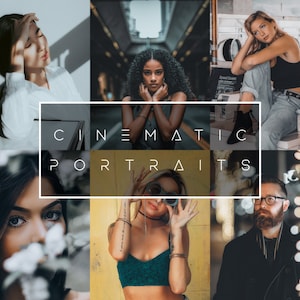 10 CINEMATIC PORTRAIT Lightroom Mobile and Desktop Presets, Blogger Presets, Travel Presets, Portrait Presets, Outdoor, Instagram