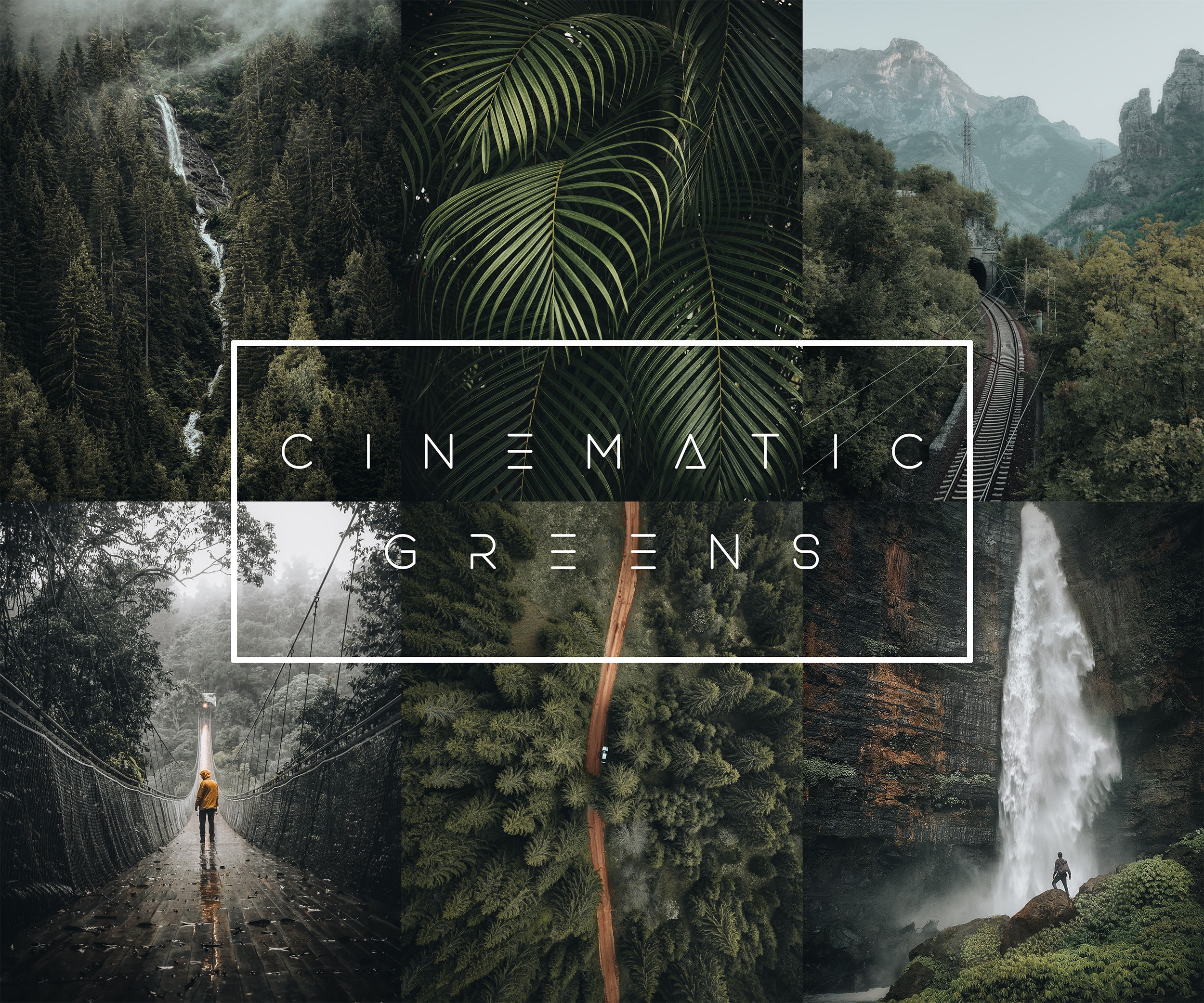 10 CINEMATIC GREENS Lightroom Mobile and Desktop Presets Etsy España