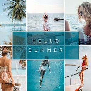 Summer Lightroom Presets: Mobile & Desktop Filters (Instant Download)