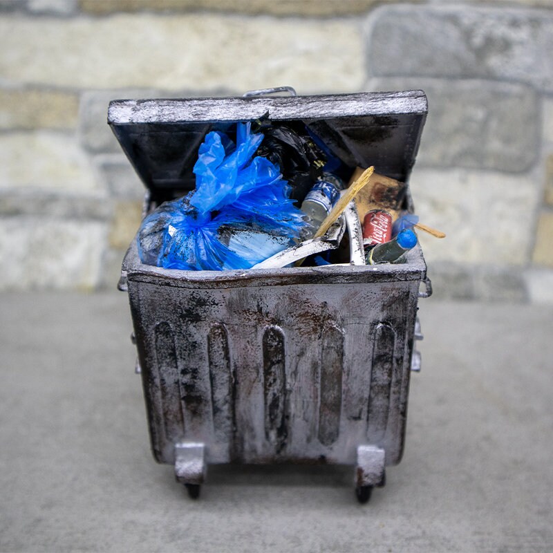 Miniature Trash Can Etsy