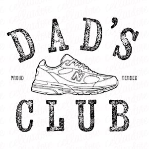Dad&#39;s Club | DTF Ready to Press Transfer or Sublimation Transfer
