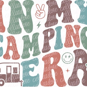 In My Camping Era - DTF Ready to Press or Sublimation Transfer