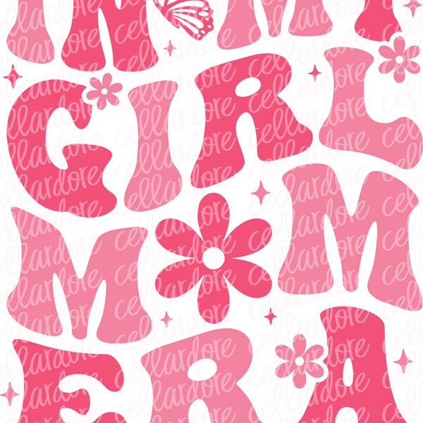 In My Girl Mom Era - Pocket and Back Design - DTF Ready to Press or Sublimation Transfer