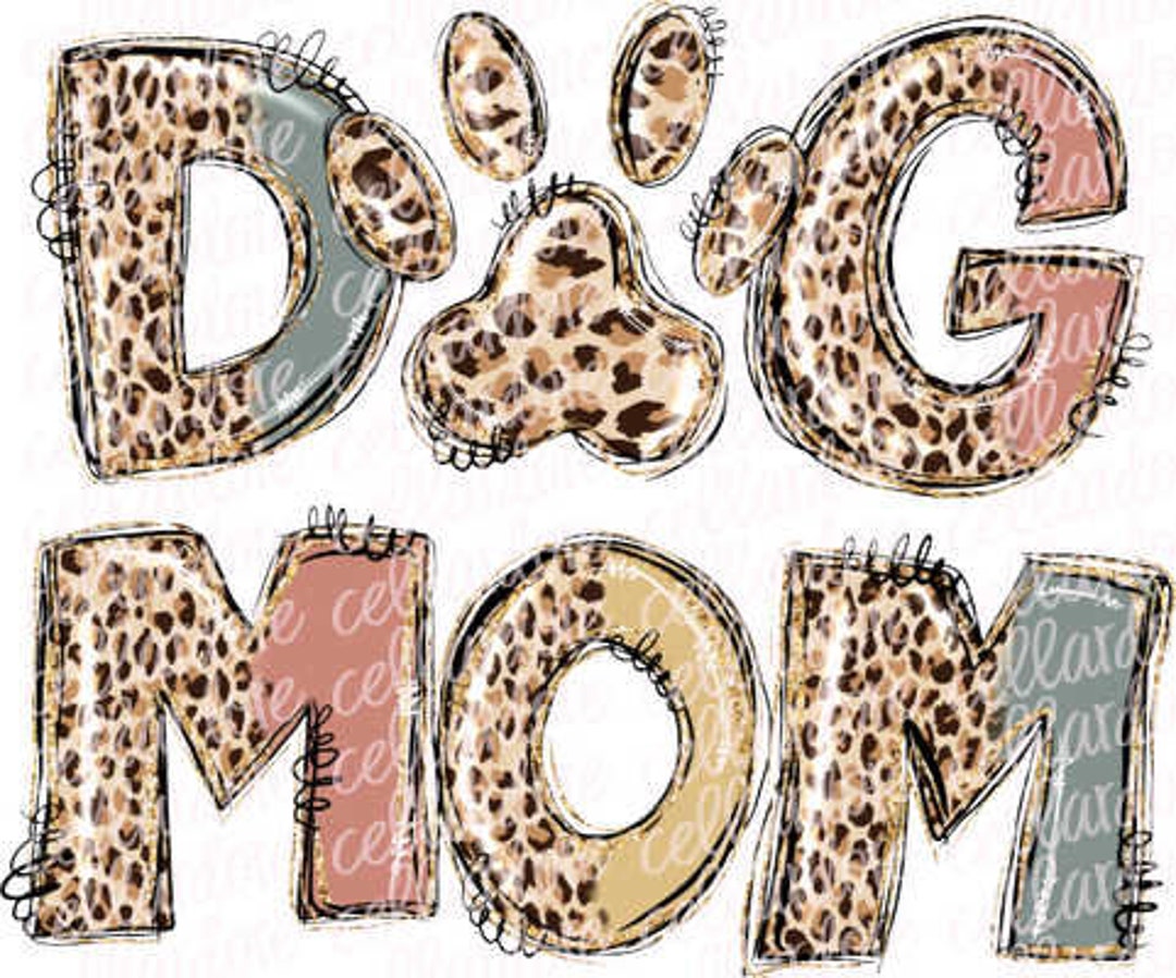 Dog Mom DTF Ready to Press Transfer or Sublimation Transfer - Etsy