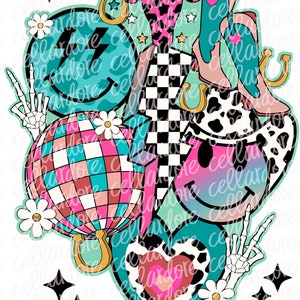 Western Collage - DTF Ready to Press or Sublimation Transfer