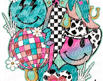 Western Collage - DTF Ready to Press or Sublimation Transfer
