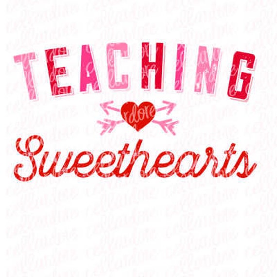 Ready to Press DTF Transfers Teaching Sweethearts Iron on Transfers  Valentines Day Direct to Film Transfers 