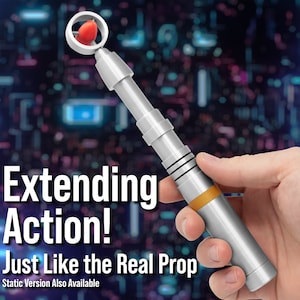 Réplica de destornillador sónico inspirado en el séptimo y octavo Doctor Who: ideal como accesorio de cosplay de Doctor Who o regalo de Navidad