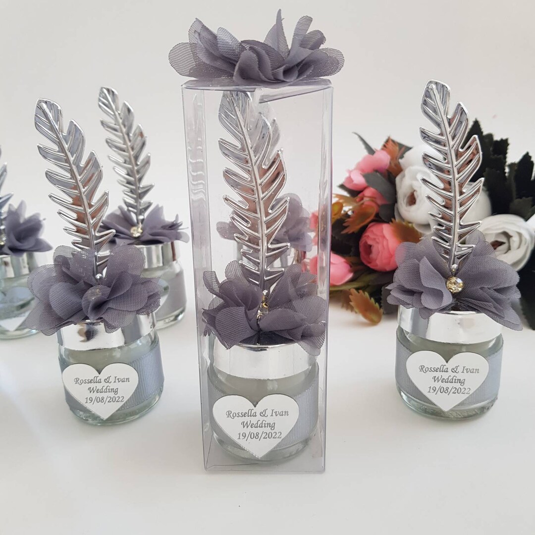 Personalized Luxury Candle Wedding, Wedding Favors for Guests in Bulk ...