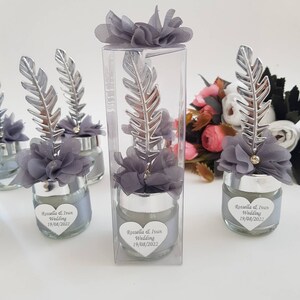 Personalized Luxury Candle Wedding, Wedding Favors for Guests in Bulk, Wedding Gifts for Guests, Rustic Wedding Favors, Bridal Shower Favors