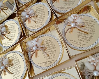 Ayatul Kursi-magneet | Islamitische huwelijksbedankje, gepersonaliseerd Ameen