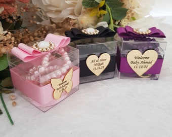 Personalized Pearl Tasbeeh Favors | Islamic Wedding, Baby Shower, Eid