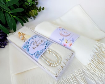 Bufanda de pashmina personalizada, chal islámico, bufandas para bodas.