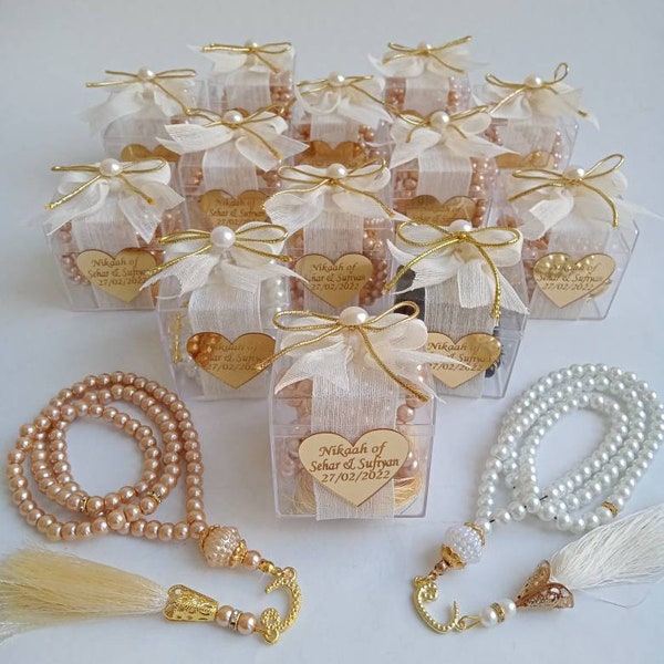 Prayer Beads Tasbeeh Masbaha Favors | Wedding Favors | Islamic Baby Shower Favor | Eid Favor | Graduation Favor | Muslim Party Favor