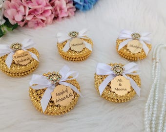 Personalized Pearl Tasbeeh Favors | Islamic Baby Shower, Eid, Wedding Favors , Ramadan Gift set