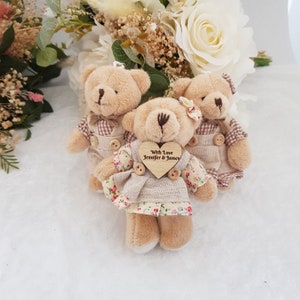 Portachiavi personalizzato con orsacchiotto, regali personalizzati, possiamo aspettare con pazienza, regali per la doccia per bambini con orsacchiotto, regali di compleanno, bomboniere di benvenuto per bambina