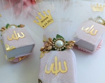 Luxury Custom Mini Quran Favor, Arabic Quran, Nikkah Islamic, Wedding Favours, Ramadan Mubarak, Islam Baby Shower, Personalize Quran Gift